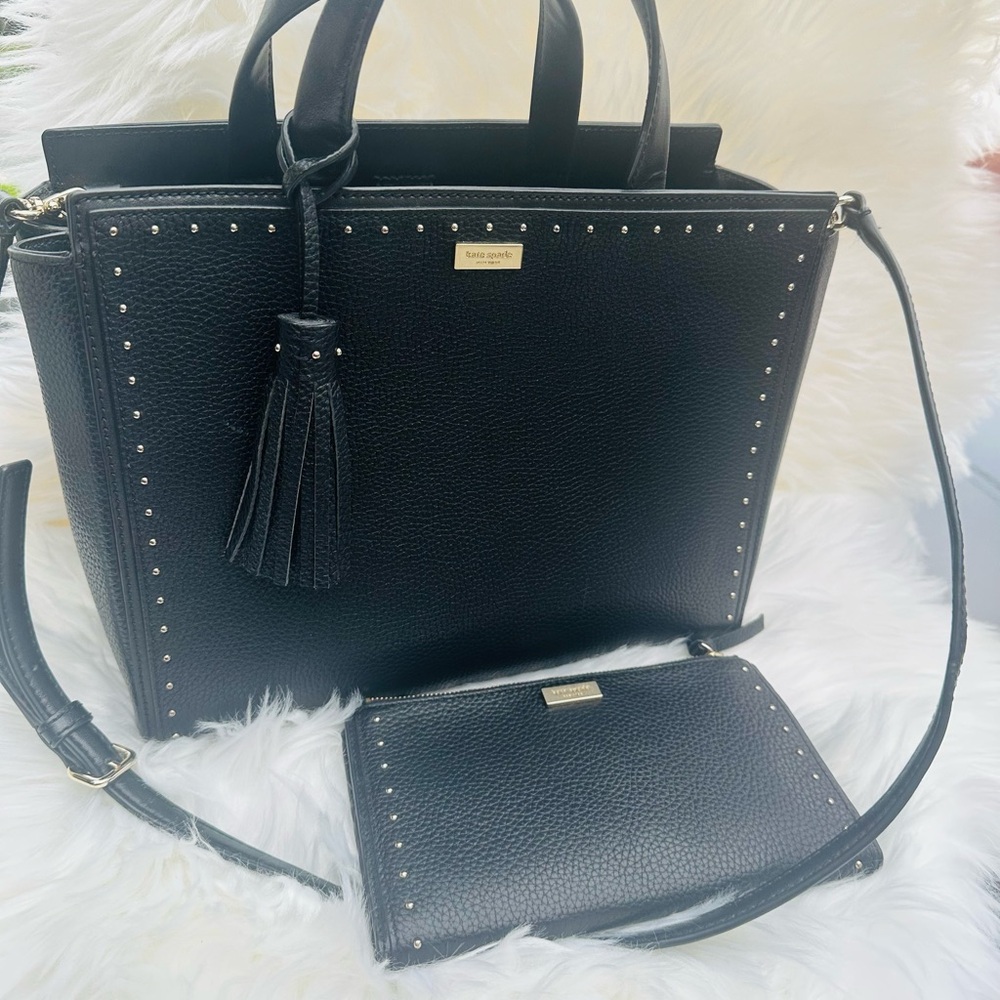 Kate Spade Abby West Street Satchel with Matching wallet
